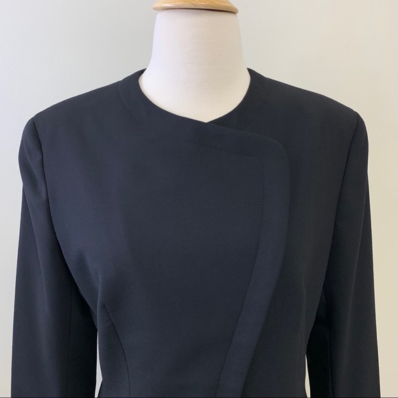 GIORGIO ARMANI LE COLLEZIONI Asymmetric Wool Blazer Size 8 - Picture 2 of 16